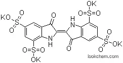 Molecular Structure of 67627-19-4 (Potassium indigotetrasulfonate)